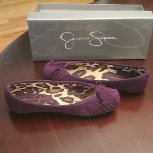 Purple Jessica Simpson Flats size 7 NWT